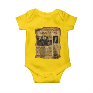 Rosa Parks Baby Onesie Female Empowerment History Gift TS12 Daisy Print Your Wear