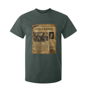 Rosa Parks T Shirt For Kid Female Empowerment History Gift TS12 Dark Forest Green Print Your Wear