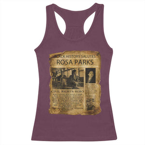 Rosa Parks Racerback Tank Top Female Empowerment History Gift TS12 Maroon Print Your Wear