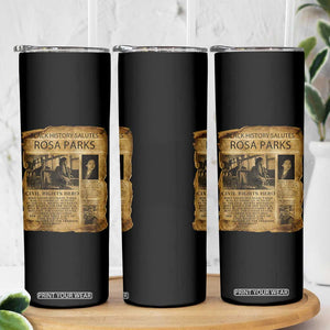 Rosa Parks Skinny Tumbler Female Empowerment History Gift TS12 Print Your Wear