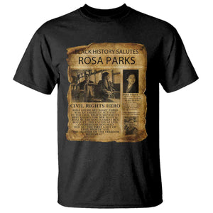 Rosa Parks T Shirt Female Empowerment History Gift TS12 Black Print Your Wear