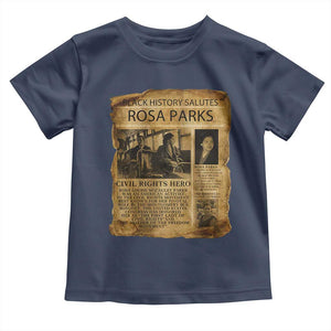 Rosa Parks Toddler T Shirt Female Empowerment History Gift TS12 Navy Print Your Wear