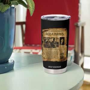 Rosa Parks Tumbler Cup Female Empowerment History Gift TS12 Print Your Wear