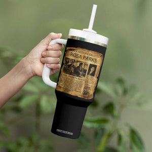 Rosa Parks Tumbler With Handle Female Empowerment History Gift TS12 Print Your Wear