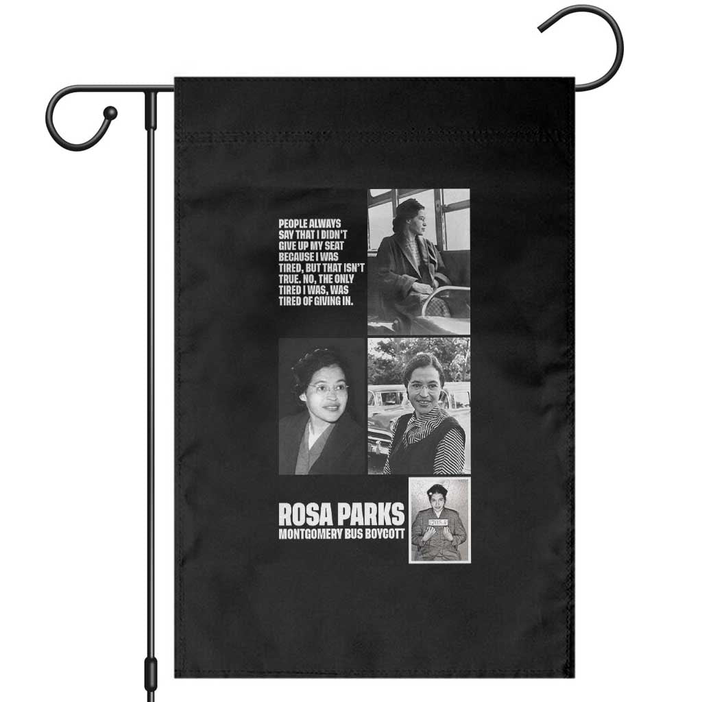 Rosa Parks Garden Flag Strong Black Woman Leader TS12 Black Print Your Wear