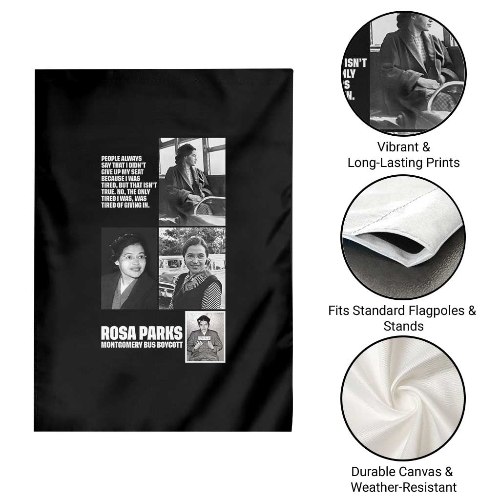 Rosa Parks Garden Flag Strong Black Woman Leader TS12 Print Your Wear