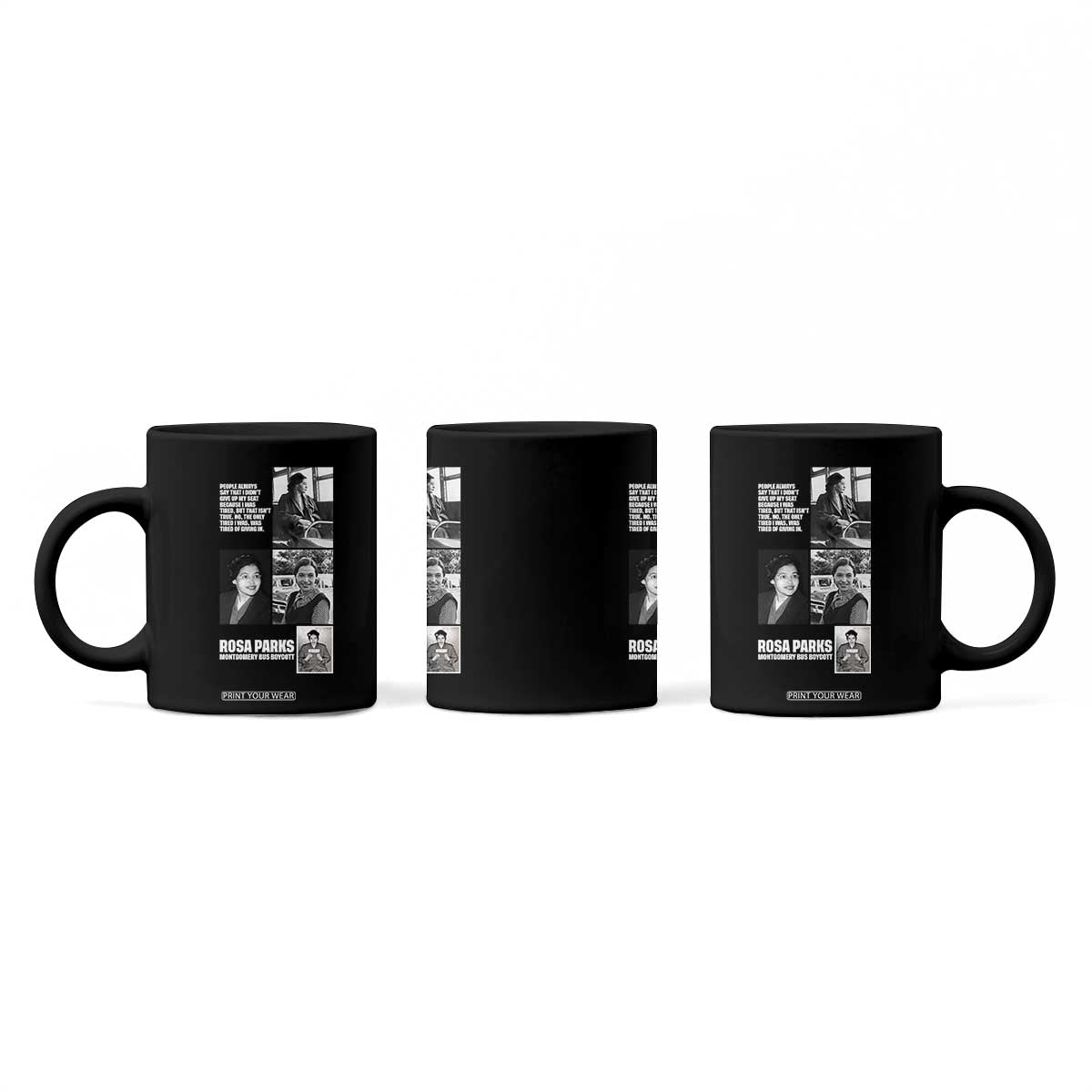 Rosa Parks Coffee Mug Strong Black Woman Leader TS12 Print Your Wear