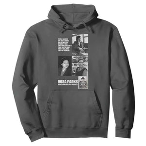 Rosa Parks Hoodie Strong Black Woman Leader TS12 Dark Heather Print Your Wear