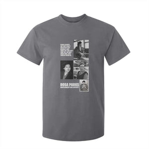 Rosa Parks T Shirt For Kid Strong Black Woman Leader TS12 Charcoal Print Your Wear