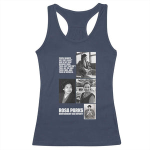 Rosa Parks Racerback Tank Top Strong Black Woman Leader TS12 Navy Print Your Wear