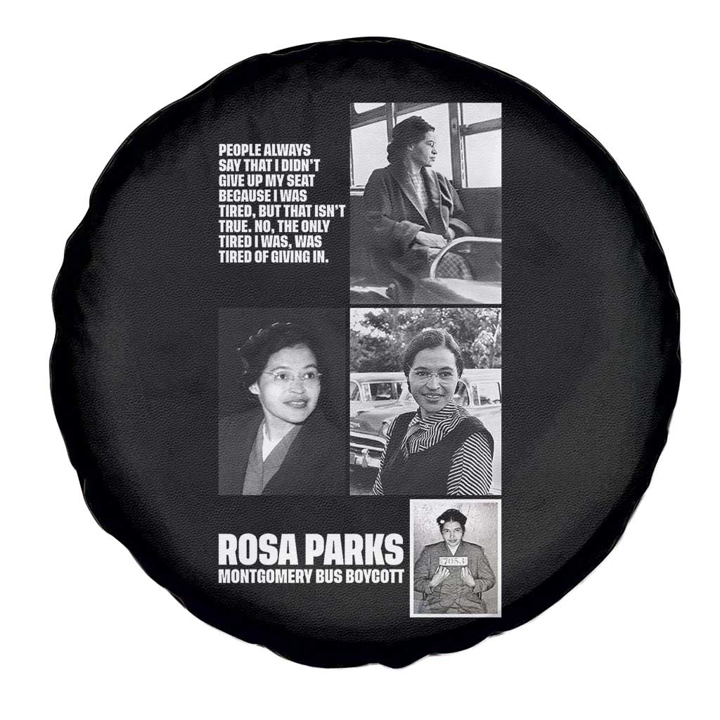 Rosa Parks Spare Tire Cover Strong Black Woman Leader TS12 Print Your Wear
