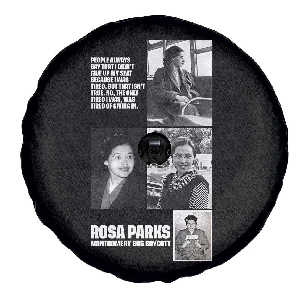 Rosa Parks Spare Tire Cover Strong Black Woman Leader TS12 Print Your Wear