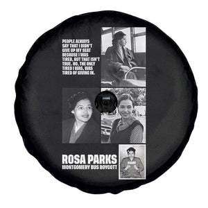 Rosa Parks Spare Tire Cover Strong Black Woman Leader TS12 Print Your Wear