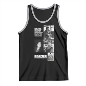 Rosa Parks Tank Top Strong Black Woman Leader TS12 Black Athletic Heather Print Your Wear