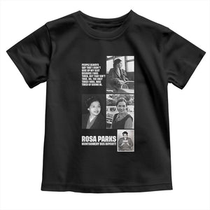 Rosa Parks Toddler T Shirt Strong Black Woman Leader TS12 Black Print Your Wear