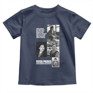 Rosa Parks Toddler T Shirt Strong Black Woman Leader TS12 Navy Print Your Wear