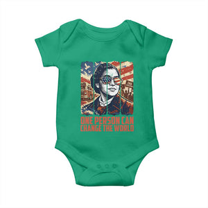 Rosa Parks Civil Rights Legacy Baby Onesie One Person Can Change The World TS12 Irish Green Print Your Wear