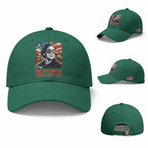 Rosa Parks Civil Rights Legacy Baseball Cap One Person Can Change The World TS12 Baseball Cap Universal Fit Irish Green Print Your Wear
