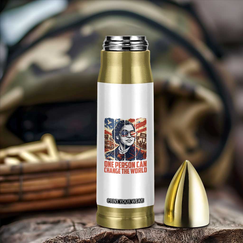 Rosa Parks Civil Rights Legacy Bullet Tumbler One Person Can Change The World TS12 Print Your Wear
