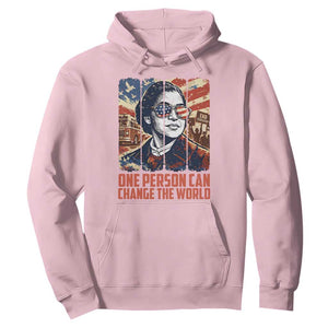 Rosa Parks Civil Rights Legacy Hoodie One Person Can Change The World TS12 Light Pink Print Your Wear