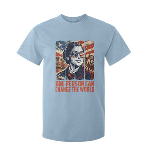 Rosa Parks Civil Rights Legacy T Shirt For Kid One Person Can Change The World TS12 Light Blue Print Your Wear