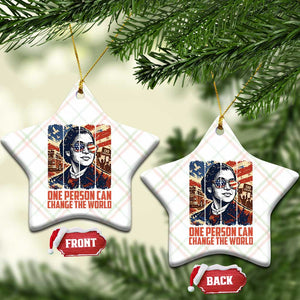Rosa Parks Civil Rights Legacy Ceramic Ornament One Person Can Change The World TS12 Print Your Wear