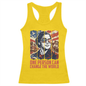 Rosa Parks Civil Rights Legacy Racerback Tank Top One Person Can Change The World TS12 Daisy Print Your Wear