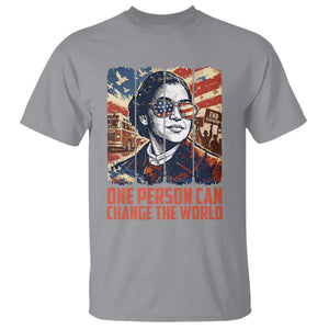 Rosa Parks Civil Rights Legacy T Shirt One Person Can Change The World TS12 Sport Gray Print Your Wear