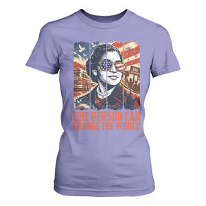 Rosa Parks Civil Rights Legacy T Shirt For Women One Person Can Change The World TS12 Violet Print Your Wear