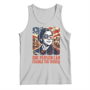 Rosa Parks Civil Rights Legacy Tank Top One Person Can Change The World TS12 Ash Print Your Wear