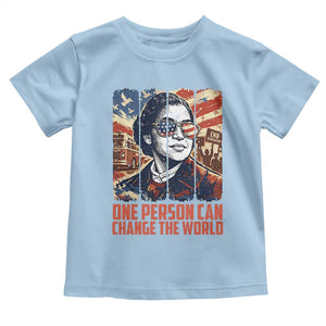 Rosa Parks Civil Rights Legacy Toddler T Shirt One Person Can Change The World TS12 Light Blue Print Your Wear