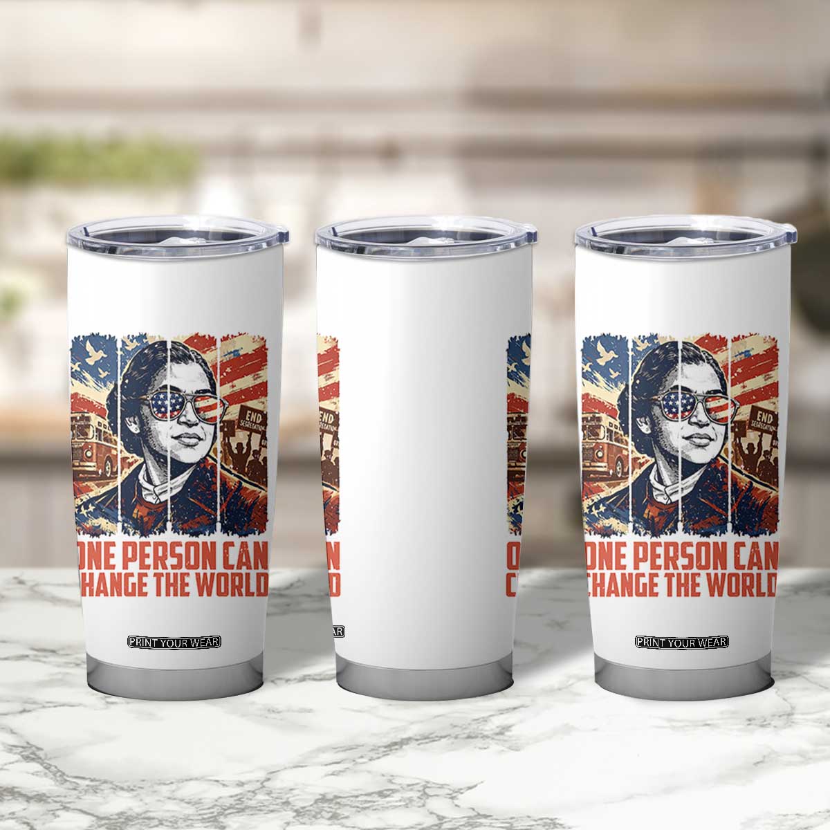 Rosa Parks Civil Rights Legacy Tumbler Cup One Person Can Change The World TS12 Print Your Wear