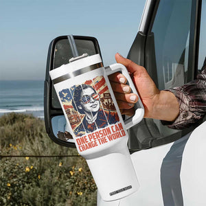 Rosa Parks Civil Rights Legacy Tumbler With Handle One Person Can Change The World TS12 Print Your Wear