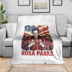 Nah Rosa Parks Throw Blanket Black History Month Gift TS12 Print Your Wear