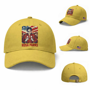 Nah Rosa Parks Baseball Cap Black History Month Gift TS12 Baseball Cap Universal Fit Yellow Print Your Wear