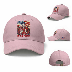 Nah Rosa Parks Baseball Cap Black History Month Gift TS12 Baseball Cap Universal Fit Light Pink Print Your Wear