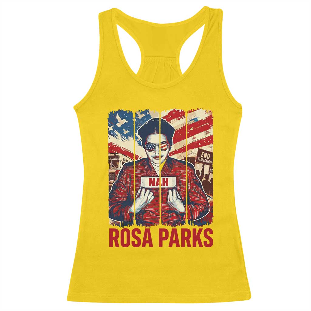 Nah Rosa Parks Racerback Tank Top Black History Month Gift TS12 Daisy Print Your Wear