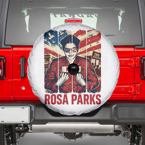 Nah Rosa Parks Spare Tire Cover Black History Month Gift TS12 White Print Your Wear