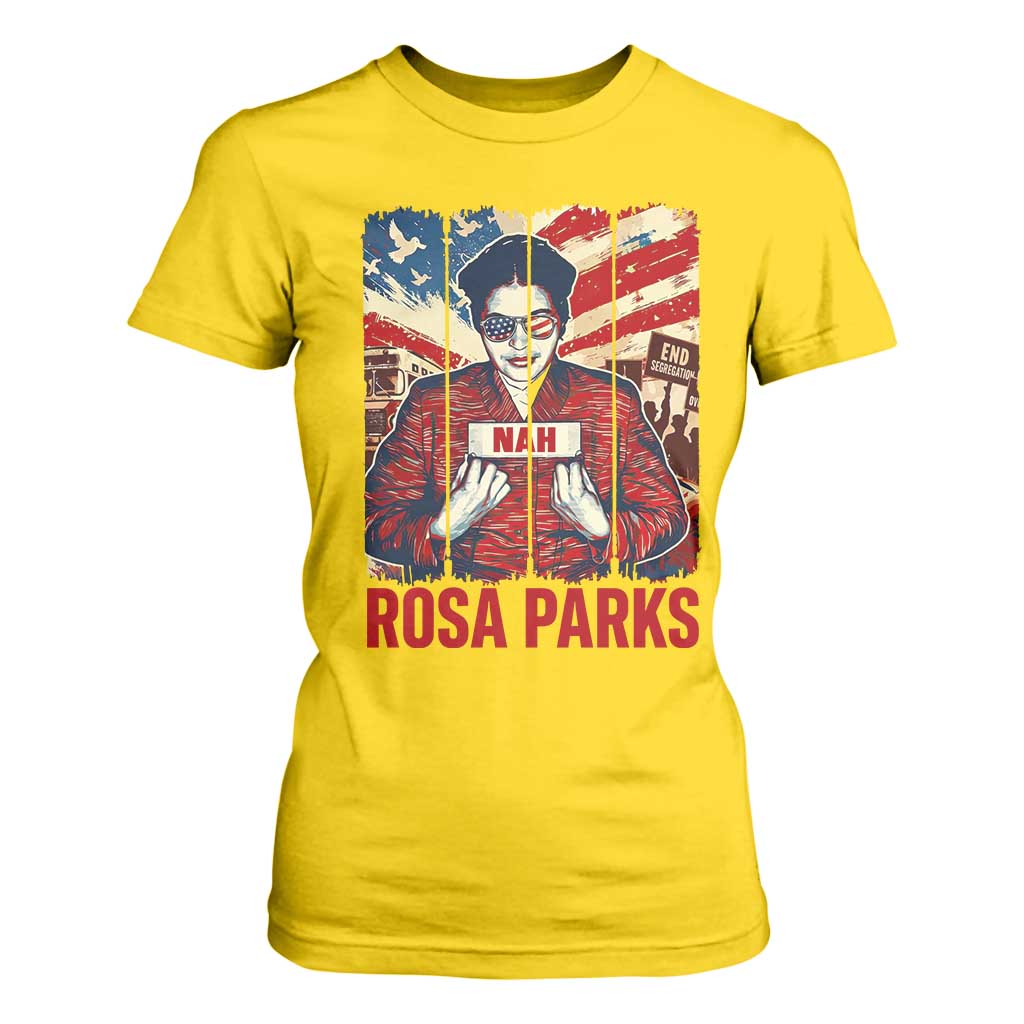 Nah Rosa Parks T Shirt For Women Black History Month Gift TS12 Daisy Print Your Wear