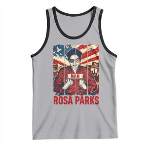 Nah Rosa Parks Tank Top Black History Month Gift TS12 Athletic Heather Black Print Your Wear