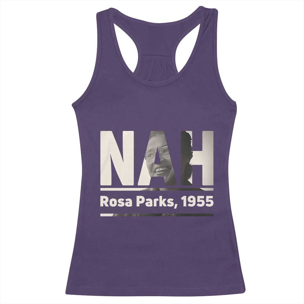 Nah Rosa Parks Racerback Tank Top Female Empowerment American History TS12 Purple Print Your Wear