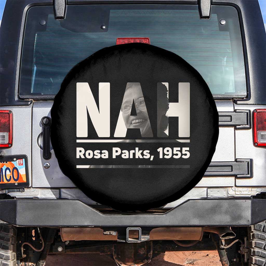 Nah Rosa Parks Spare Tire Cover Female Empowerment American History TS12 No hole Black Print Your Wear