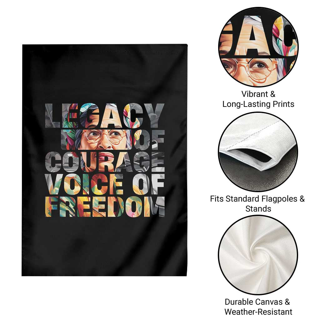 Rosa Parks Garden Flag Legacy Of Courage Voice Of Freedom TS12 Print Your Wear