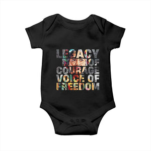 Rosa Parks Baby Onesie Legacy Of Courage Voice Of Freedom TS12 Black Print Your Wear
