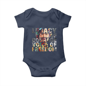 Rosa Parks Baby Onesie Legacy Of Courage Voice Of Freedom TS12 Navy Print Your Wear