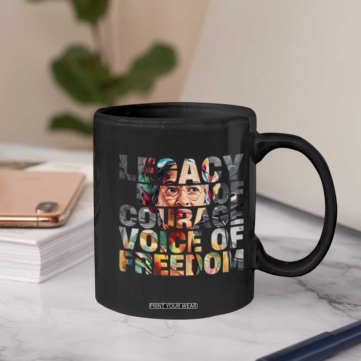 Rosa Parks Coffee Mug Legacy Of Courage Voice Of Freedom TS12 Print Your Wear
