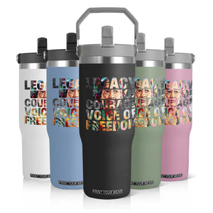 Rosa Parks Flip Straw Tumbler Legacy Of Courage Voice Of Freedom TS12 Print Your Wear