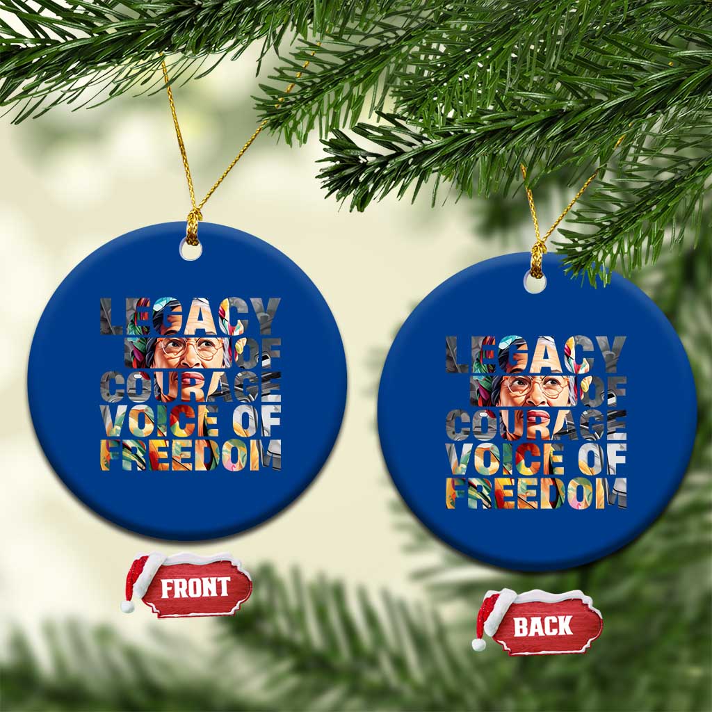 Rosa Parks Ceramic Ornament Legacy Of Courage Voice Of Freedom TS12 1pc Blue Print Your Wear