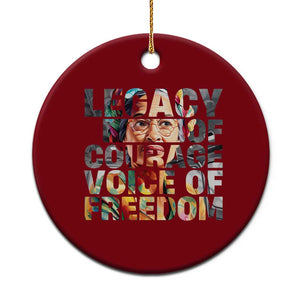 Rosa Parks Ceramic Ornament Legacy Of Courage Voice Of Freedom TS12 1pc Red Print Your Wear