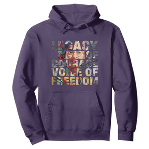 Rosa Parks Hoodie Legacy Of Courage Voice Of Freedom TS12 Purple Print Your Wear